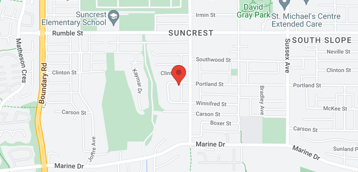 map of 7922 SUNCREST DRIVE